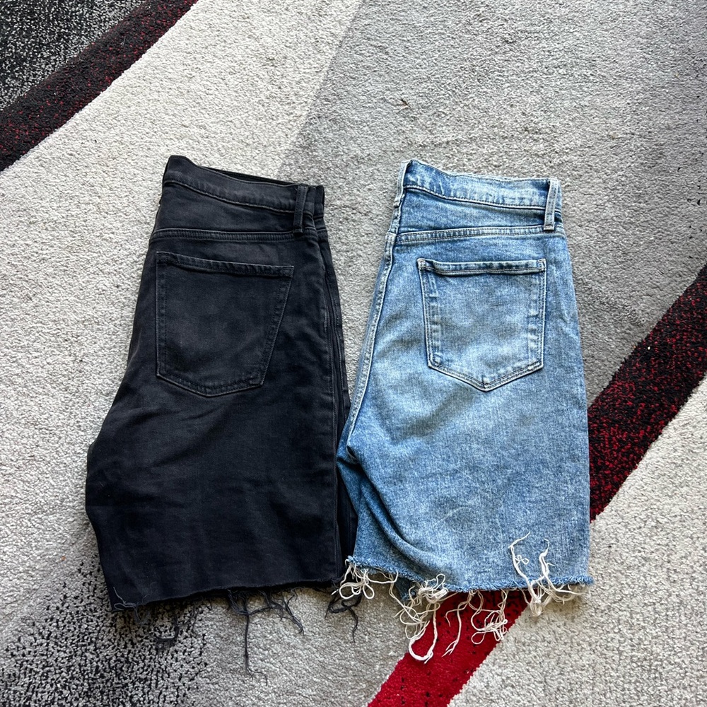 Old Navy 2PC Denim High Rise Shorts Bundle